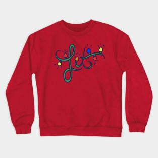 Lit Christmas Lights Crewneck Sweatshirt